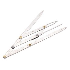 Alida半永久火花卡尺平衡尺, 銀, 1個