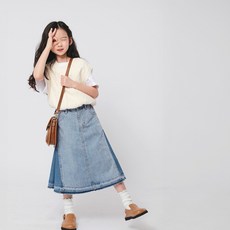 jkids 女童莉卡牛仔長裙 J8072