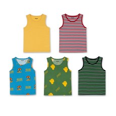 DORI DORI DoriDori兒童款內衣背心 5件組 001 A