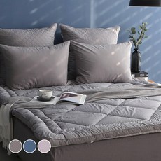 韓國 amante 科頓貝爾薄床墊, 深灰色