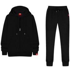 NESPA 素色連帽拉鍊外套+長褲 SUA_2006