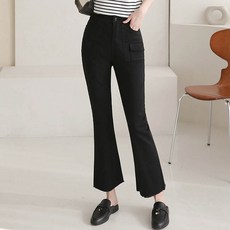 앤드스타일 여성용 덤블링 면 스판 부츠컷 팬츠 263368