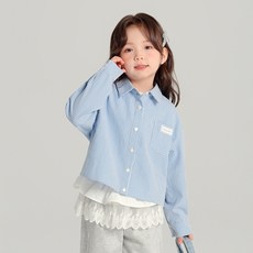 Golden Rabbit 兒童糖果格紋襯衫