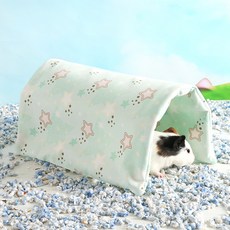 Lanboer 小動物可折疊多功能躲藏墊, 1個, 綠色