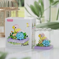 MEKANSM 鸚鵡系列 DIY 迷你積木公仔 裝飾品 凝唇鸚鵡