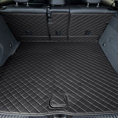 비비키 프리미엄 트렁크 바닥 + 등받이 매트 세트, 블랙, 벤츠 GLC X254 쿠페 2023년형 7월~