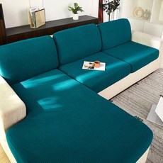 MA 베이직 밴딩 무지 컬러 쇼파 커버, 에메랄드그린, 1개