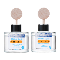 제로캔들 차량용 디퓨저 100ml, 다우니에이프릴, 2개
