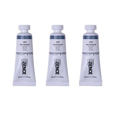 신한에쎈스 아크릴 컬러 물감 Tube A 시리즈 그레이시 블루 3p, 1색, 50ml
