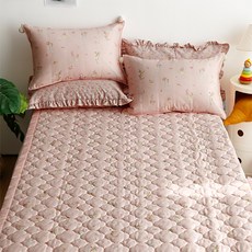 파코홈 페어리 120수 침대패드, PINK