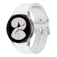 SPACE SHIELD Galaxy Watch Street 矽膠錶帶, 白色