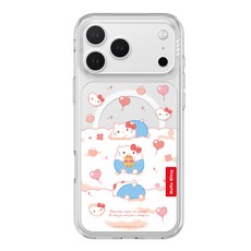 Hello Kitty 凱蒂貓 水晶透明彩色MagSafe設計手機殼