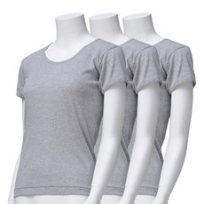 캐리루시 여성 통기성 골지 3부상의 3p