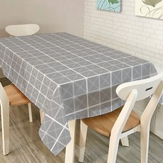 Market A 現代簡約符號風格桌布, TYPE3, 140 x 140 cm