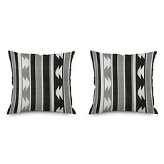 裝飾幾何圖案家居抱枕套 2入