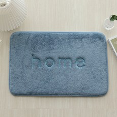 Dulos Korea 家居生活 記憶棉腳踏墊, 藍色