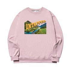 UNTAPPED 經典河流圖案大學T恤