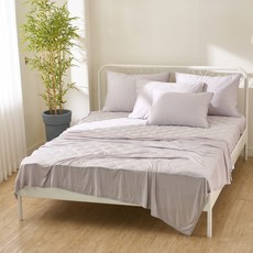 베드앤데코 쿨터치 냉감 홑이불, 그레이