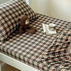 Damadama 格紋系列鬆緊帶式床墊套