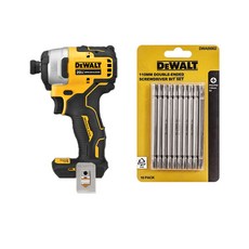 DEWALT 得偉 20V 緊湊型沖擊起子 DCF809 + 十字螺絲刀頭 110mm DWA00002 10p 套裝, 1套