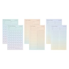 STUDIO EIGHT 便條紙3款6入組, 混色, 1套