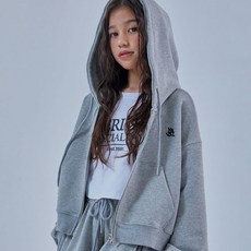BERITH 青少年短版連帽拉鍊外套