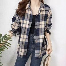 POPLARNC 女款羅紋長袖襯衫 P25FST070433