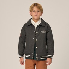 하버드키즈 주니어 아동용 헤리티지 울 바시티 오버핏 점퍼 HJCTJPD34106