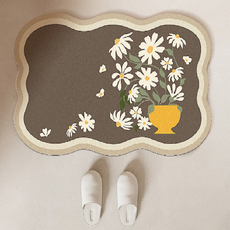 Muzen 吸水腳踏墊 花盆, 混合色, 1個