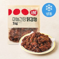 식자재왕 마늘 간장 닭강정 (냉동), 1kg, 1개