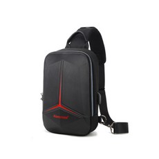 Bro Pic三角點綴安全鎖斜背包, 混色