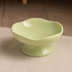 REDPUPPY 寵物Kenchi矮款餐碗, 1個, 蜜瓜綠