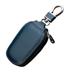 T-Coast 智慧鑰匙殼 皮革硬殼保護套, 海軍藍, 單一商品