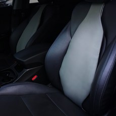 MYOWN CAR 車用氣壓平衡腰部靠墊 30 x 86 cm, 1個, 灰色