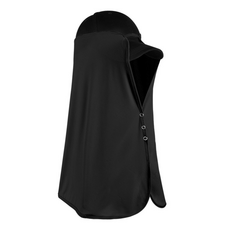 Shop Joy 夏季戶外野營面頸防曬罩+透明掛鉤, 黑色(封面)