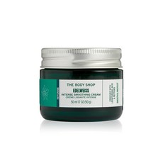 THE BODY SHOP 美體小舖 雪絨花漾顏奇肌密集修護霜 功能性化妝品 活性抗氧化劑 雪絨花萃取物 保護肌膚 50ml, 1罐