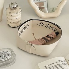 刻字 PU 皮革配件托盤, 乳霜