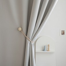 MAISONTEXTILE Easy Fit 防焰雙面遮光穿桿式門簾