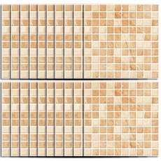 O-ON DIY 自助室內裝潢 自黏式 3D 壁紙 20入, I型