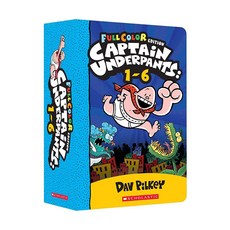 Captain Underpants Color Edition Boxed 1~6 套裝, 學樂