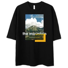벤힛 빅사이즈 락마운틴 오버핏 통기성 반팔 티셔츠