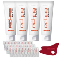 REHAB 香草香溫熱按摩面霜 50ml 4入+1.5ml 30入+按摩用括紗板, 1套