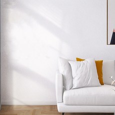 Sheetmate 一個人也能輕鬆黏貼的黏貼式3D泡棉絲綢隔熱壁紙, 雪白色