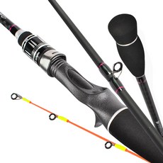 HAIDON 海東 DARK MOON Hybrid 花枝/短爪章魚/近海帶魚/軟絲 兩用釣竿 B732-L, 黑色