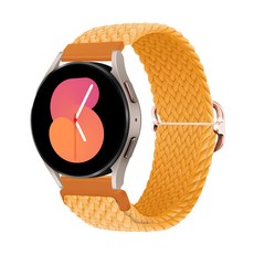 스페이스쉴드 스마트워치 버클형 브레이드 솔로루프 20mm, 머스타드, 1개