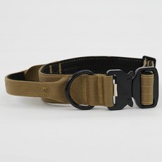 레드퍼피 반려동물 스텔링 목줄, 베이지, 1개