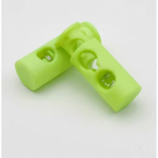 Misoroun 橢圓形繩長調節扣 24 x 9 x 4.5 mm, 螢光綠色, 5個