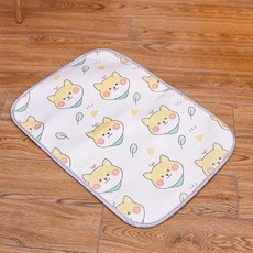 daysoy 貓咪圓形卡通四季坐墊, 01柴犬, 1個