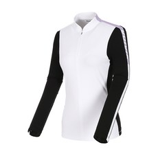 Volvik 富維克 女款高爾夫羅紋長袖半拉鍊T恤 VLTSL204