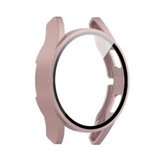 泰林 智慧手錶 混合保護殼 44mm 9H, 玫瑰粉